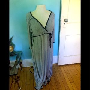 Nightgown- grey jersey empire waist